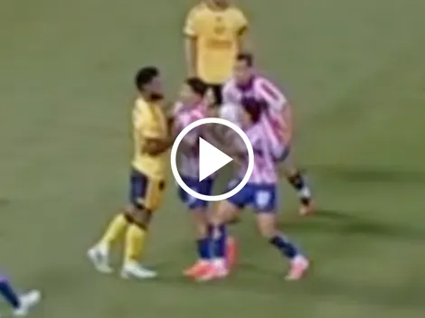 Así defendió Miguel Borja al América en el Clásico ante Chivas