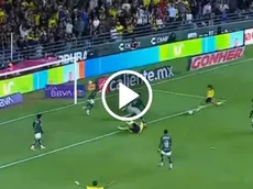 Carlos Álvarez amplía la ventaja vs León y celebra con todo su primer gol con América