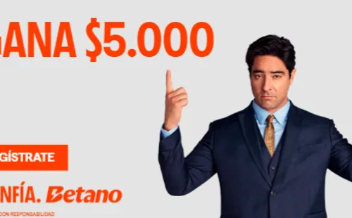 Código promocional Betano Chile para bono sin depósito