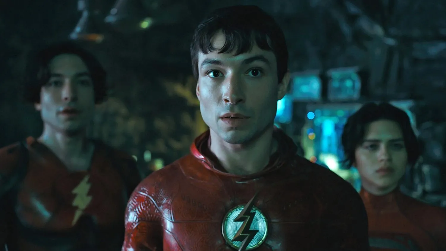 Ezra Miller como Flash en el próximo título del DCEU. (Warner Bros.)