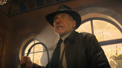 Harrison Ford como el arqueólogo