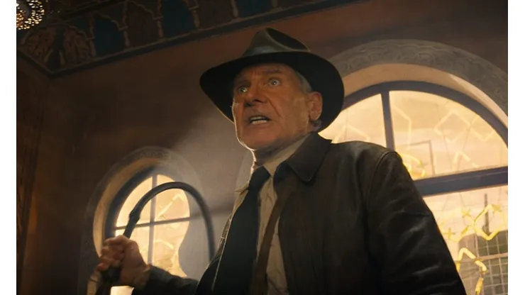 Harrison Ford como el arqueólogo