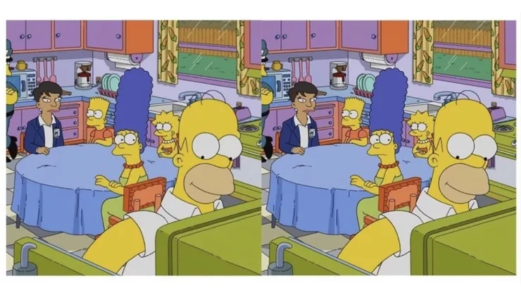 Solo para fanáticos de LOS SIMPSONS: encuentra el ERROR INCREÍBLE en la imagen