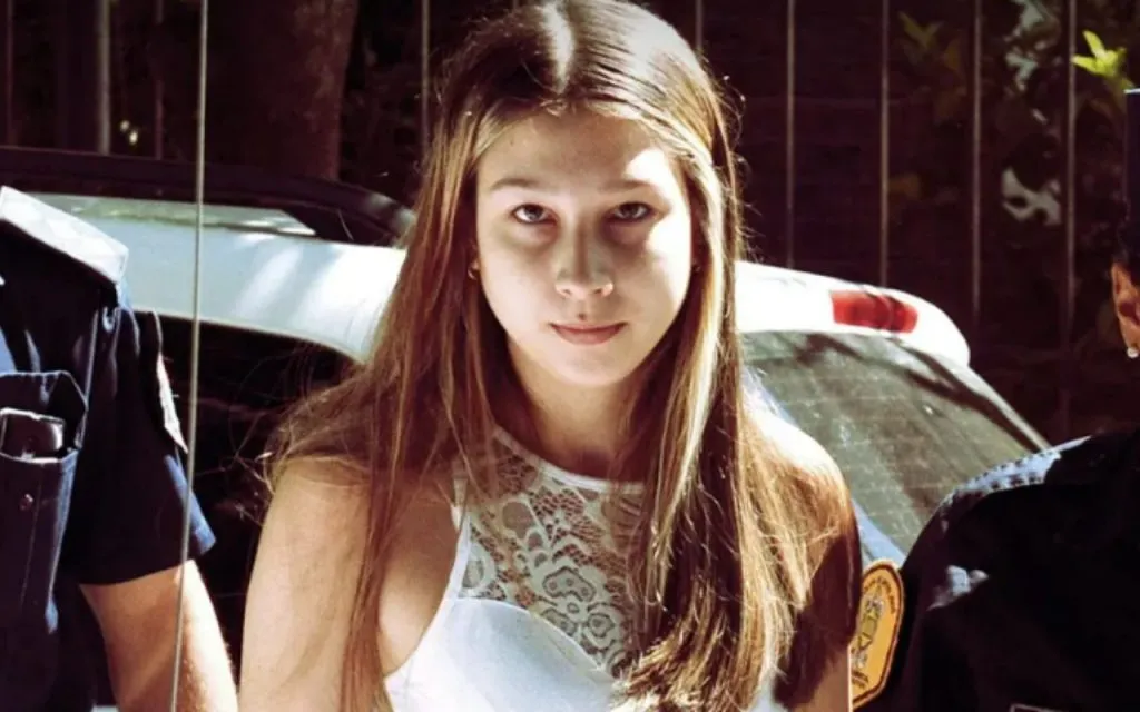 Nahir Galarza el día que fue condenada. Foto: (Redes)