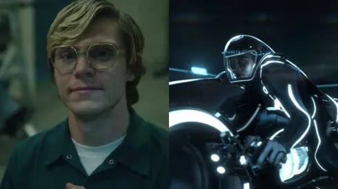 Evan Peters y Tron: Legacy