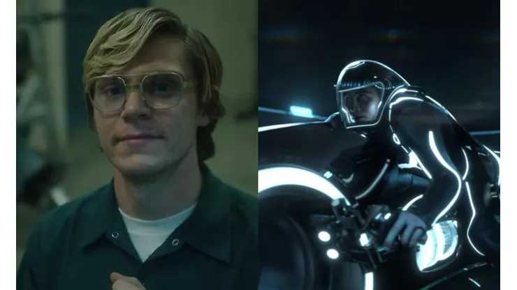 Evan Peters y Tron: Legacy