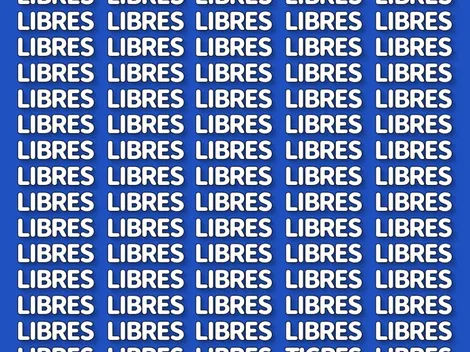 Solo para detectives: encuentra la palabra TIGRES en 7 segundos
