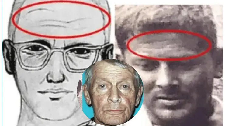 El retrato robot del asesino del Zodíaco y el retrato de Gary F. Poste en 2016.