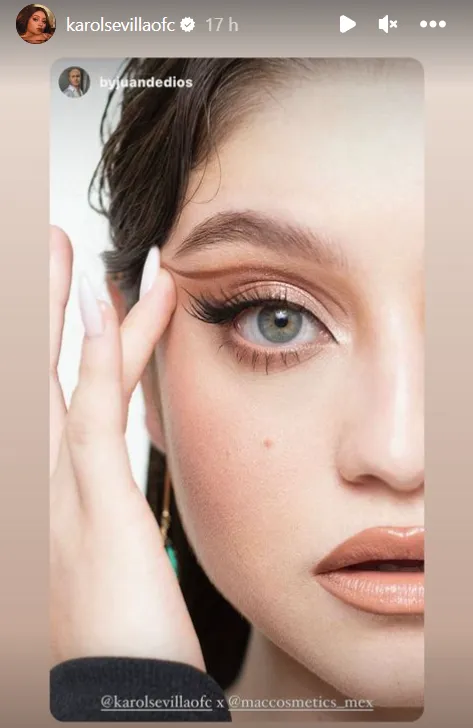 La última historia de Karol Sevilla en Instagram