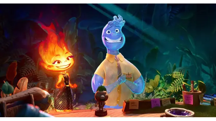 Elemental. nueva película de Pixar.
