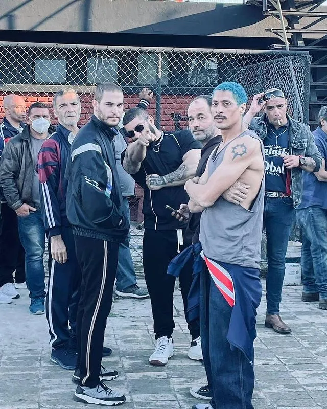 El detrás de escena de Barrabrava. Foto: (@matiasmayer)