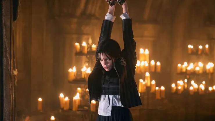 Jenna Ortega en Merlina