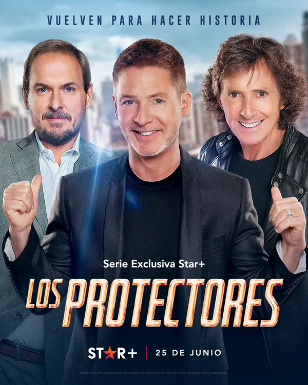 El póster oficial de Los Protectores. Foto: (Star +)