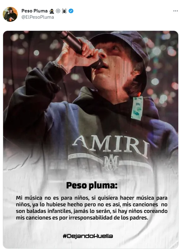 Imagen: @ElPesoPluma.