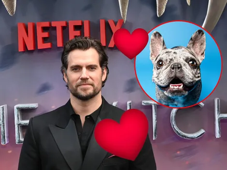 Perrito fan de 'The Witcher' cumple su sueño de conocer a Henry Cavill