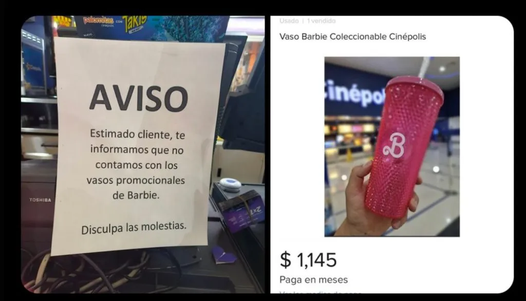 Combo Barbie de Cinépolis ya está agotado (Twitter)
