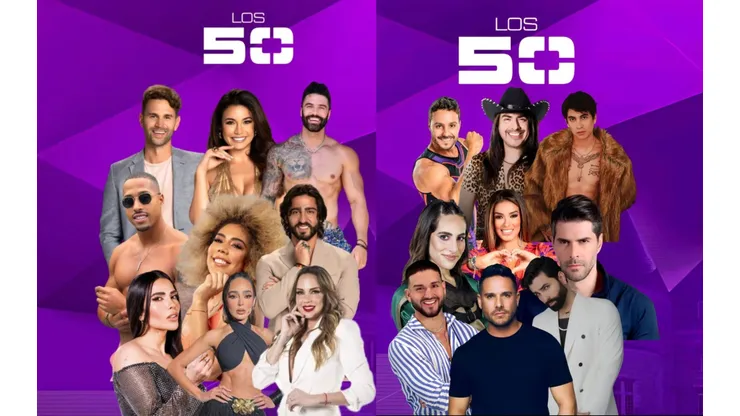 Participantes de "Los 50" de Telemundo
