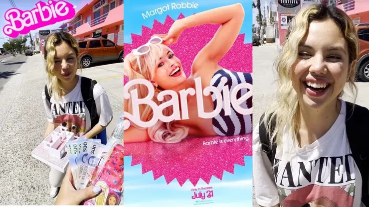 Se disfrazó de Barbie por 3 mil pesos Y ESTE FUE EL RESULTADO
