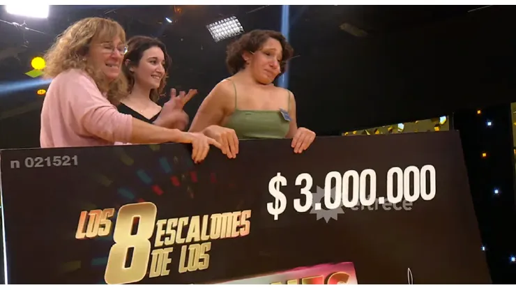 La participante ganó Los 8 Escalones