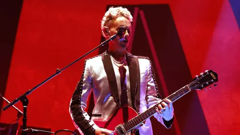 SACRAMENTO, CALIFORNIA - MARCH 23: Martin Gore of Depeche Mode performs onstage during the "Memento Mori" World Tour opener at Golden 1 Center on March 23, 2023 in Sacramento, California. (Photo by Frazer Harrison/Getty Images for Live Nation)