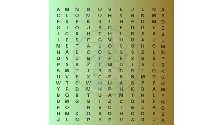 Encuentra la palabra CHOCOLATE en el menor tiempo posible