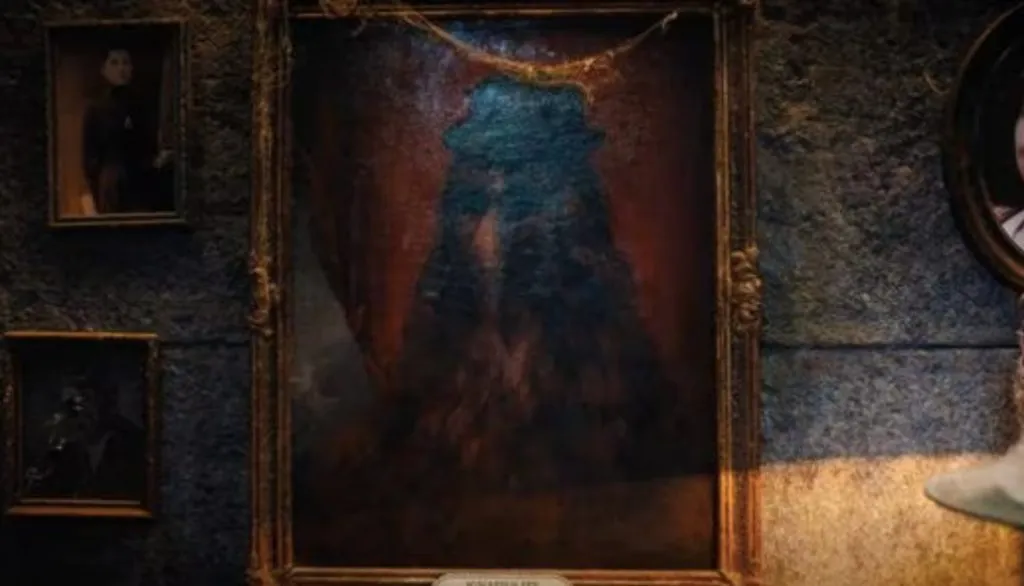 Pintura del ’Tío Cosa’ que aparece en la serie 