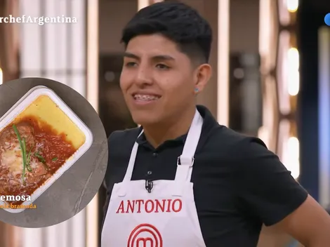 Antonio DESLUMBRÓ con una polenta con salsa y bondiola pero no se llevó la estrella