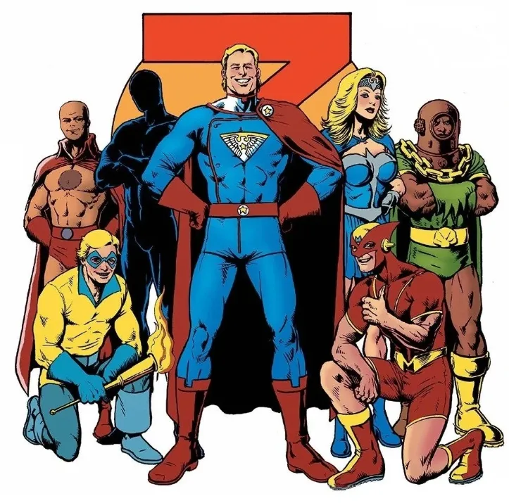 Esta es la apariencia de Los 7 en su comic original. Imagen: Theboys.fandon.com.