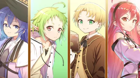 Los protagonistas de Mushoku Tensei.
