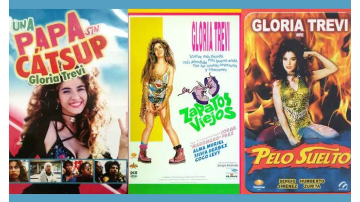 Pelo Suelto (1991), Zapatos Viejos (1993) y Una Papa sin Catsup (1995) con Gloria Trevi