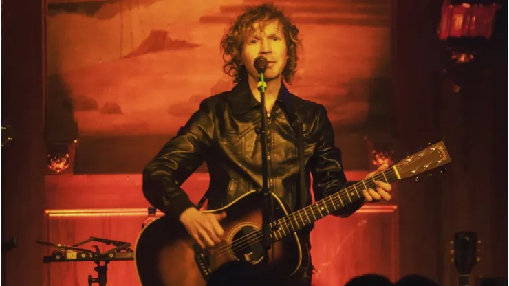 Beck en el escenario.
