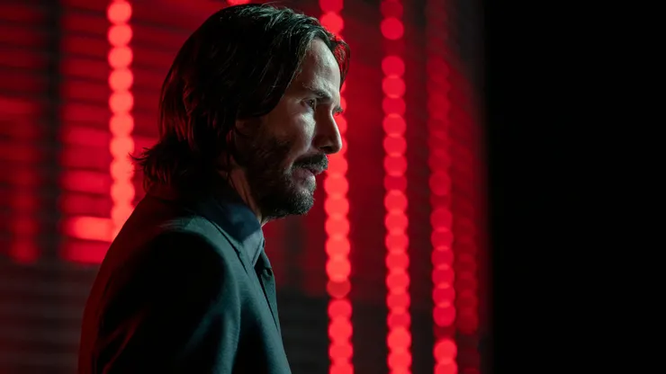 El increíble detrás de escena de Keanu Reeves entrenando con armas para John Wick