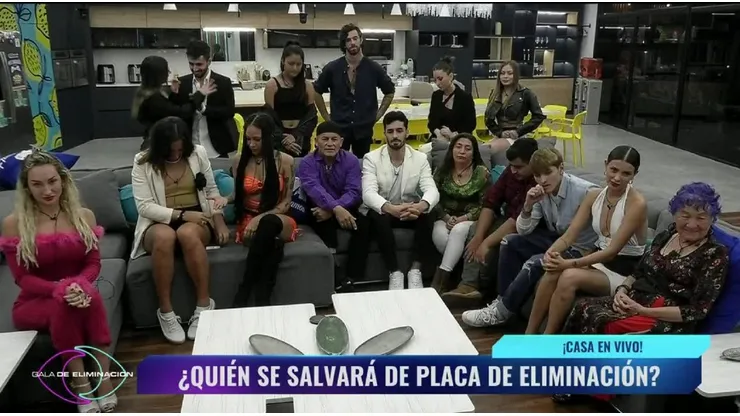 Nueva placa de nominados en GH Chile 2023.
