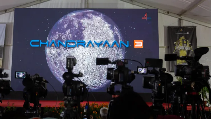 El ALUNIZAJE del Chandrayaan-3 de India.