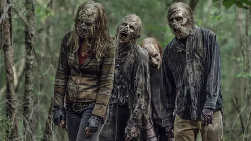 Una de las escenas de los últimos episodios de The Walking Dead.