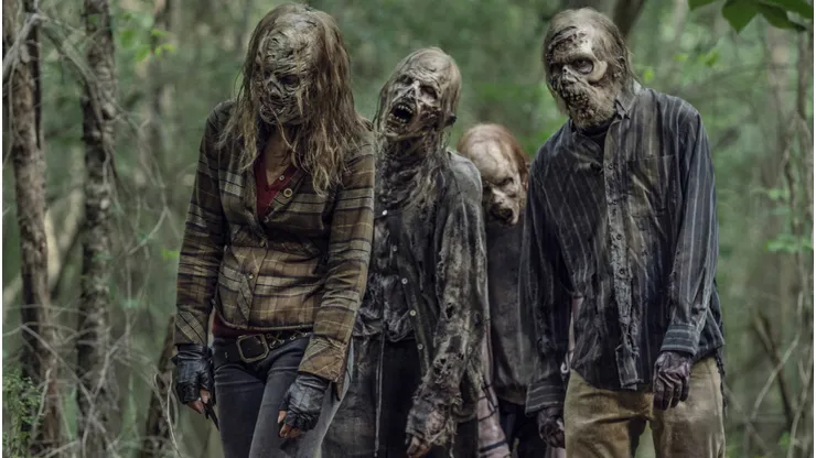 Una de las escenas de los últimos episodios de The Walking Dead.