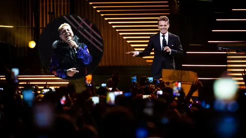 Cristian Castro fue al concierto de Luis Miguel.