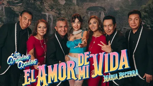 María Becerra colaboró con Los Ángeles Azules.