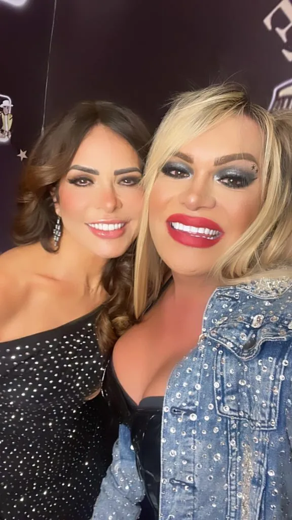 Wendy tuvo la oportunidad de conocer a Gloria Trevi en LCDLF. Imagen: Página oficial de Facebook de Wendy Guevara.