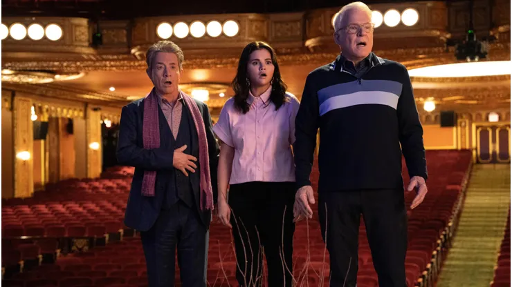 Martin Short, Selena Gomez y Steve Martin, los protagonistas de Only Murders in the Building.