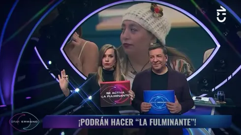 El momento de la activación de la Nominación Fulminante en Gran Hermano Chile.