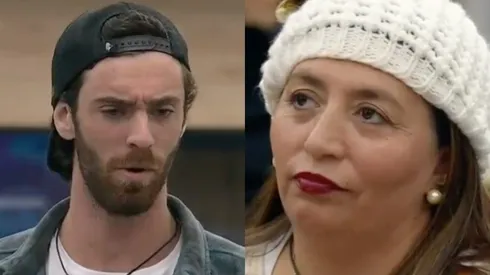 Lucas Crespo y Jennifer Galvarini, La Pincoya, en el tenso momento que se vivió en Gran Hermano Chile.