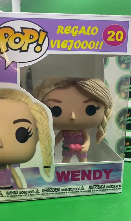 Esta es la figura Funko Pop de Wendy Guevara. Imagen: @factoryfunk.