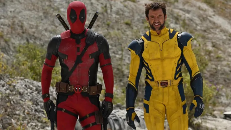 Ryan Reynolds y Hugh Jackman en Deadpool 3.