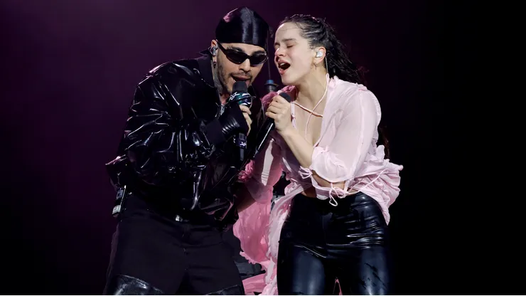 Rauw Alejandro y Rosalía.