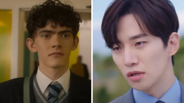 Los rostros de decepción de Charlie y Goo Won por no ser los más vistos en Netflix. ¿Listo para conocer a la serie más vista?
