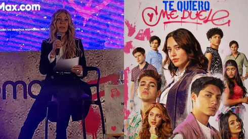 Cris Morena en la presentación de Te Quiero y Me Duele, en Argentina.