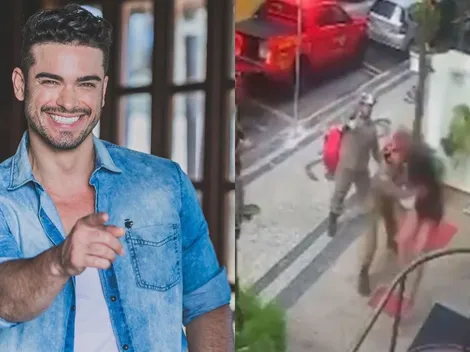 VIDEO: Sidney Sampaio causó destrozos en un hotel y saltó de una ventana