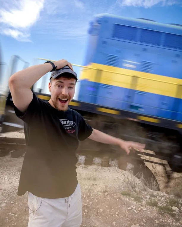 Este es Mr. Beast, el reconocido youtuber que da voz a un personaje en la cinta de las Tortugas Ninja. Imagen: @mrbeast.