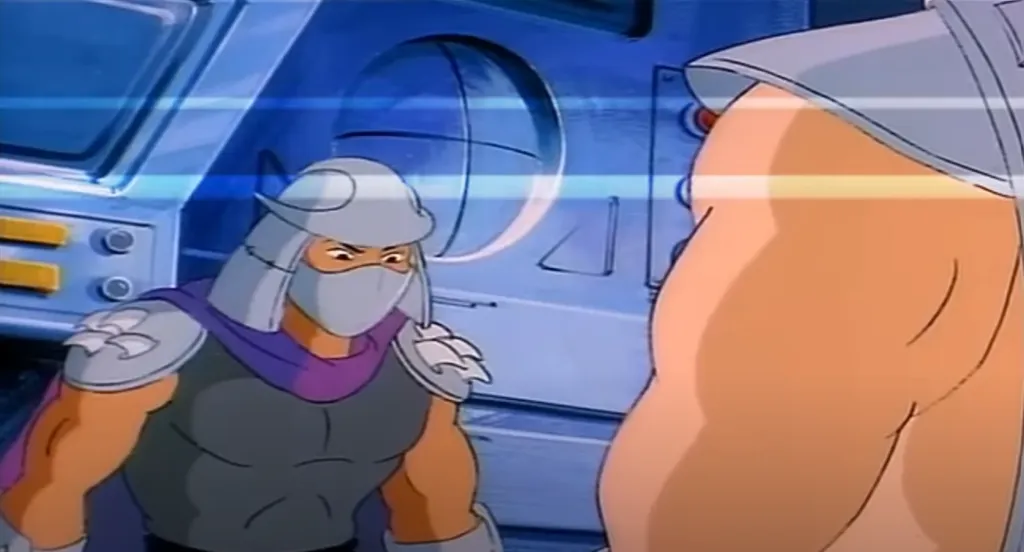 El villano Destructor o Shredder, en la serie animada de las Tortugas Ninja de los años 80, en la que se dio a conocer a nivel mundial Imagen: @Elcanaldelhutt.